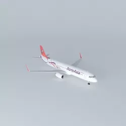 Transasia Airways Airbus A321 231 2014 Free 3D model