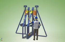 Trebuchet Floating Arm Type Free 3D model