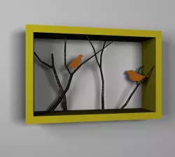 Tree branch decor Free 3D model