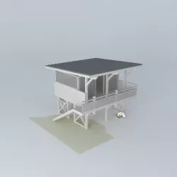 Tree house Free 3D model