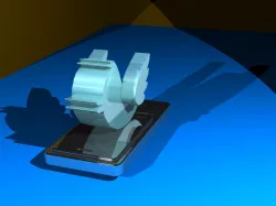 twetter on phone Free 3D model