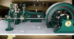Valve steam model engine Free 3D model