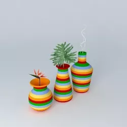 VASES 03 Free 3D model