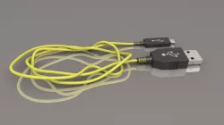 Wacom Mini usb cable  Free 3D model