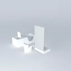 WC for Disabled Person Free 3D model