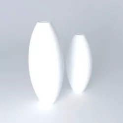 White vases Free 3D model