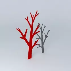 WOODEN TREE CUT OUT Free 3D model