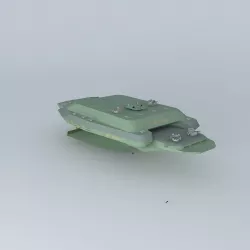 XFT Turtle Space frigate class Free 3D model