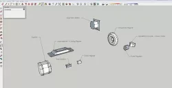 350mm Magnet Acceleration Cannon - With Interior Mechanics Low-poly  3D model