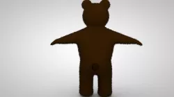 3D Model Teddy Bear Character Free 3D model