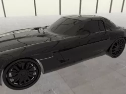 3d modelling of car sls Free 3D model