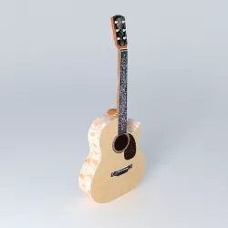 Acoustic guitar 3D model