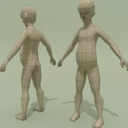 Alien Base Mesh  Free low-poly  3D model