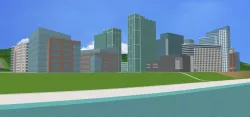 Amaryllis City Free low-poly  3D model