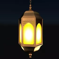 Arabian light fanoos  Free 3D model