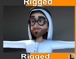 arabic boy Free 3D model