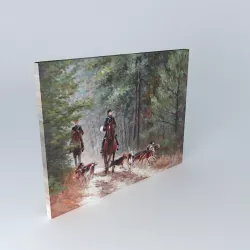 ARDENNES canvas houses the world 3D model