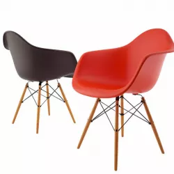 Armchair DAW by Vitra Eames Free 3D model