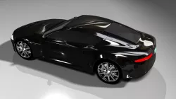 Aston Martin DB9 2017  Free low-poly  3D model