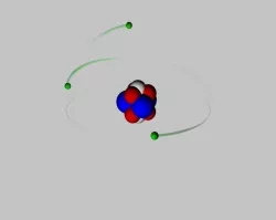 Atom animated 3D model