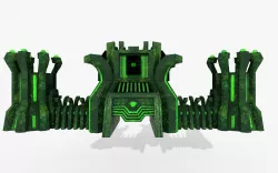 Atomic Gate Free low-poly  3D model