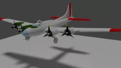 B-17 Flying Fortress Free 3D model