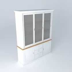 Bahut LEANDRE Maisons du monde 3D model
