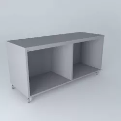 Base cabinet storage TONIC gray houses the world 3D model