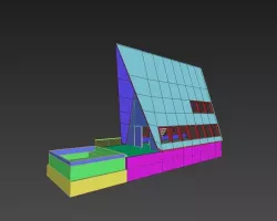Basic Forest House Free low-poly  3D model