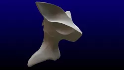 Bat Cat sculpture Free low-poly  3D model