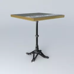 BISTRO TABLE SQUARE ARDAMEZ Company 3D model