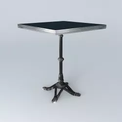 BISTRO TABLE SQUARE ARDAMEZ Company RAL 7016 GREY ANTHRACITE 3D model