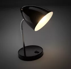 Black Desk Lamp Free 3D model