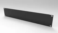 Blank Panel 2RU Free 3D model