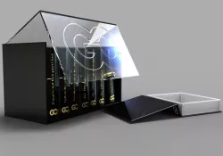 Book case with books Free 3D model