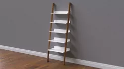 Bookshelf - Ladder Bookshelf Free 3D model