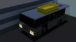 Bus animation blender Free 3D model