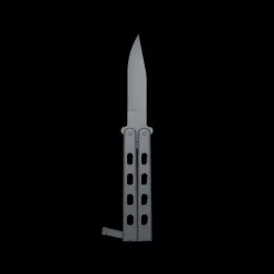 Butterfly Knife Balisong Weapon Free 3D model