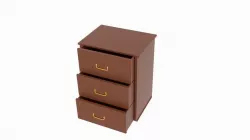 Cabinet Hosier Free  Free low-poly  3D model