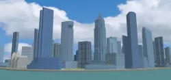 Camellia City Free low-poly  3D model