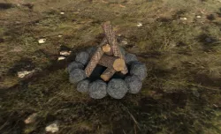 Campfire Free low-poly  3D model