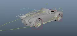 Car vehicle free rigged practice Free 3D model
