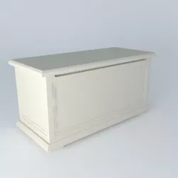Chest taupe large model PASTEL toys houses the world 3D model