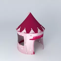 Children Tent Princess castle houses the world 3D model
