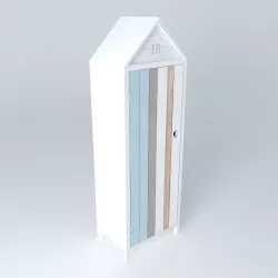 Childrens wardrobe cabin OCEAN beach home of the world 3D model