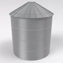 Cistern Silo Free 3D model