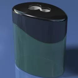 Clear Plastic Pencil Sharpener Free 3D model