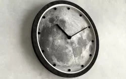 Clock moon Free 3D model