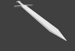 Colection of swords Free low-poly  3D model