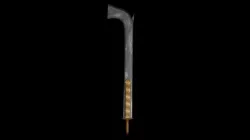 Crook sword Low-poly  3D model